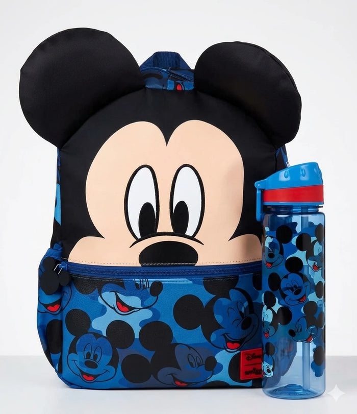 Smiggle Blue Mickey Mouse School Set