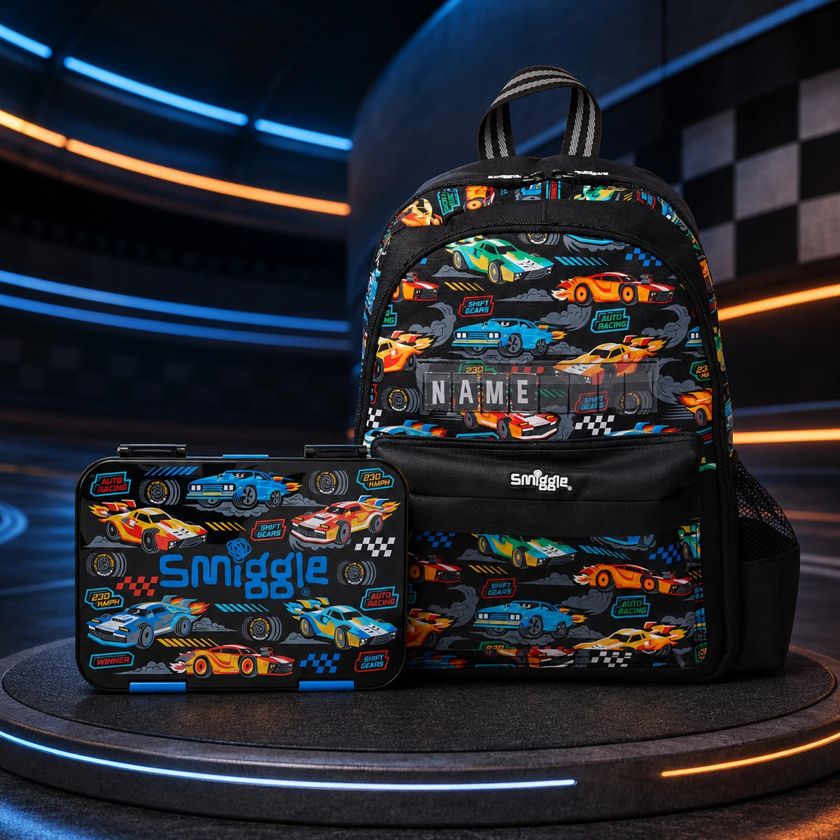 Smiggle Car Racing School Set