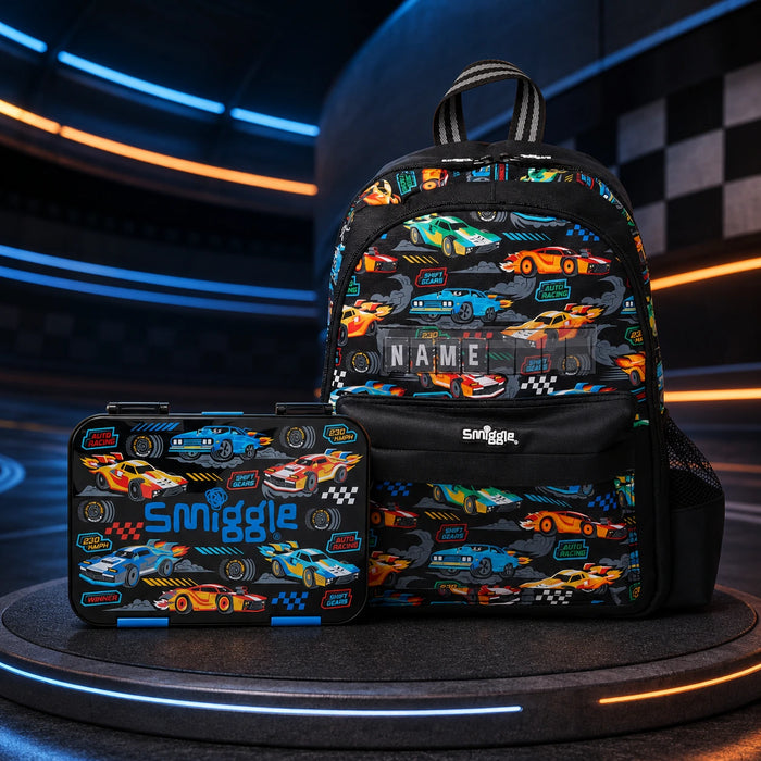 Smiggle Car Racing School Set