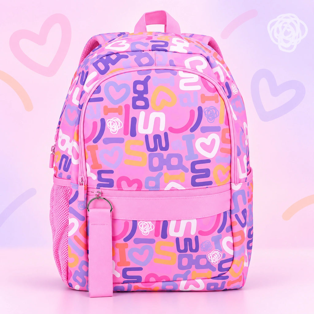 Smiggle Pink Hearts School Set