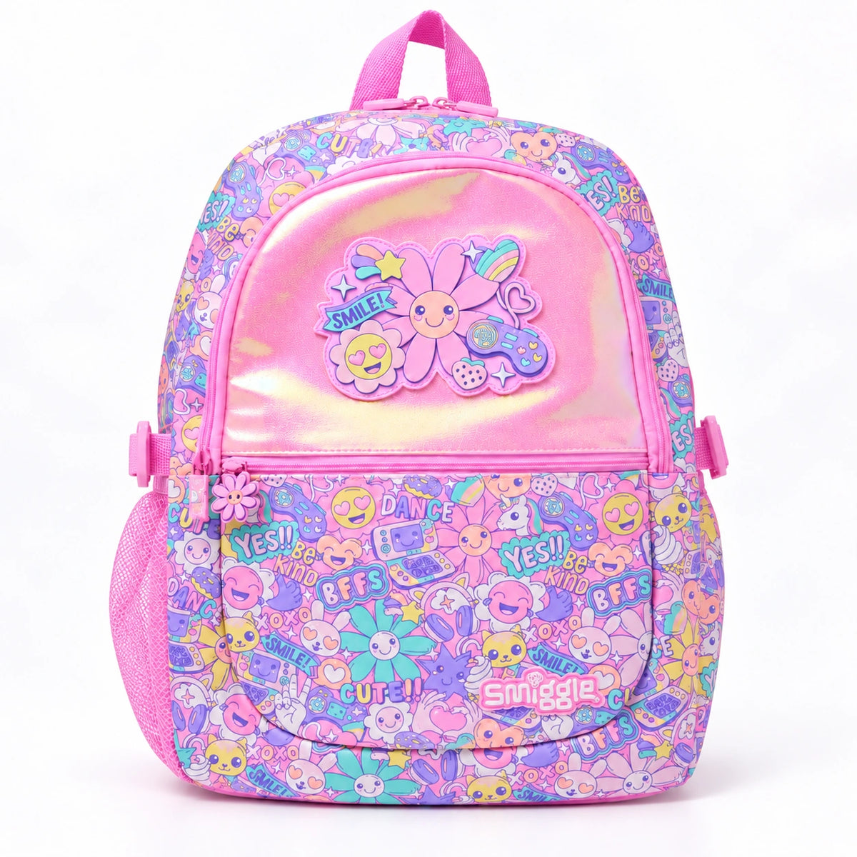 Smiggle Pink Flower School Set