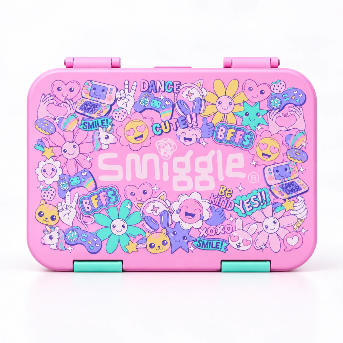 Smiggle Pink Flower School Set