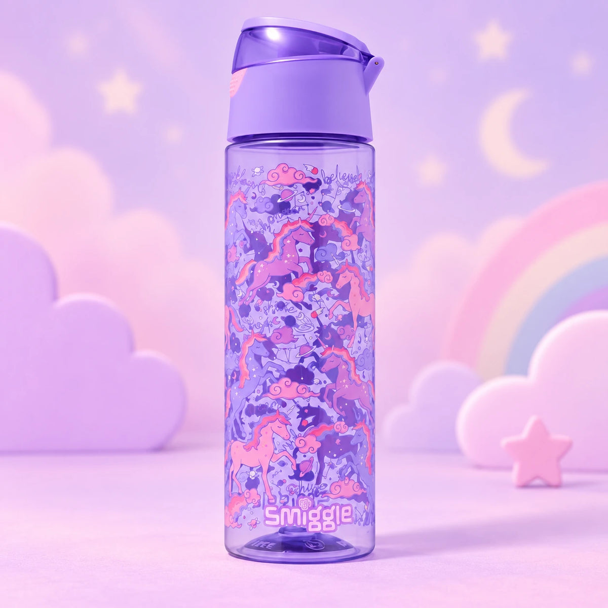 Smiggle Purple Unicorn School Set