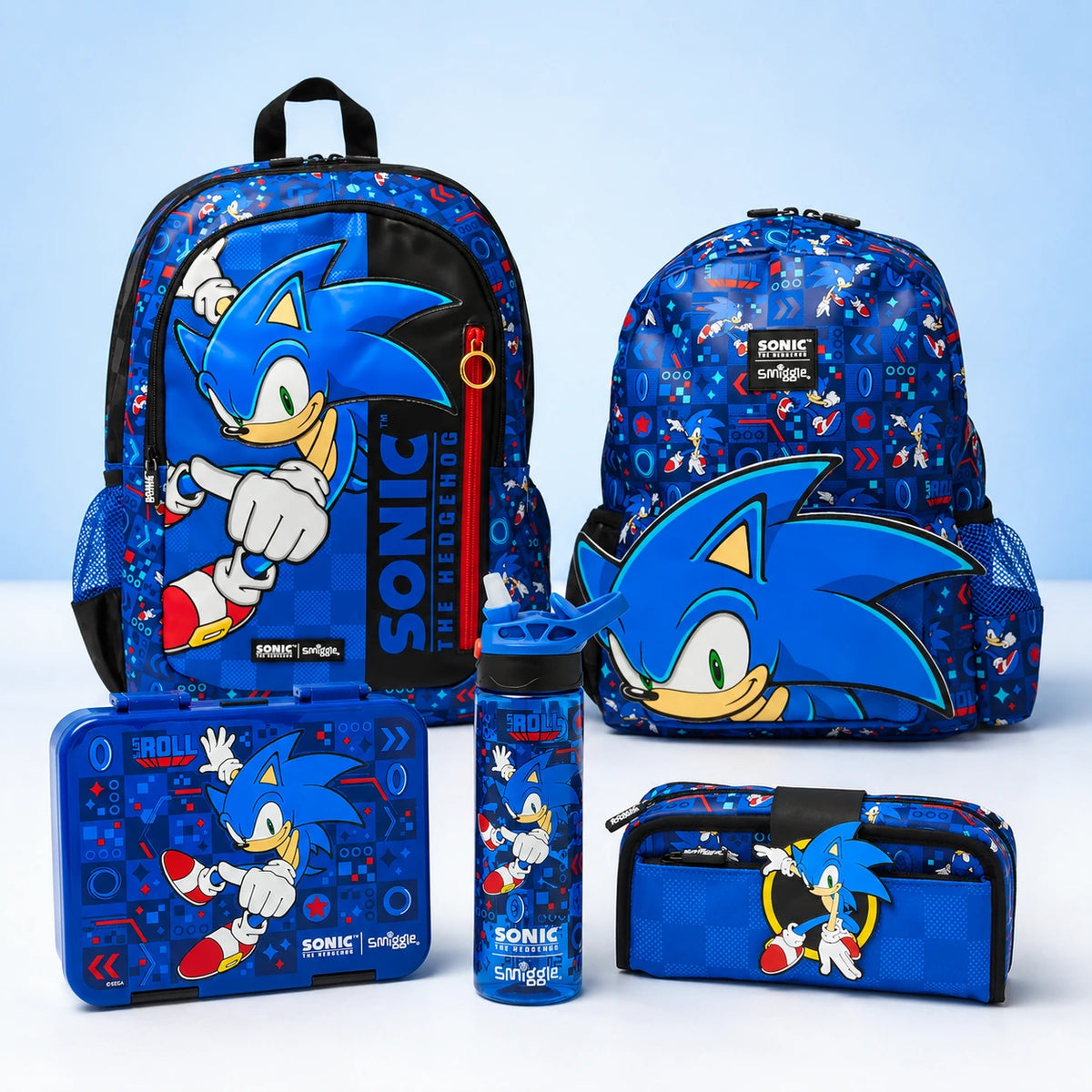 Smiggle Sonic School Set