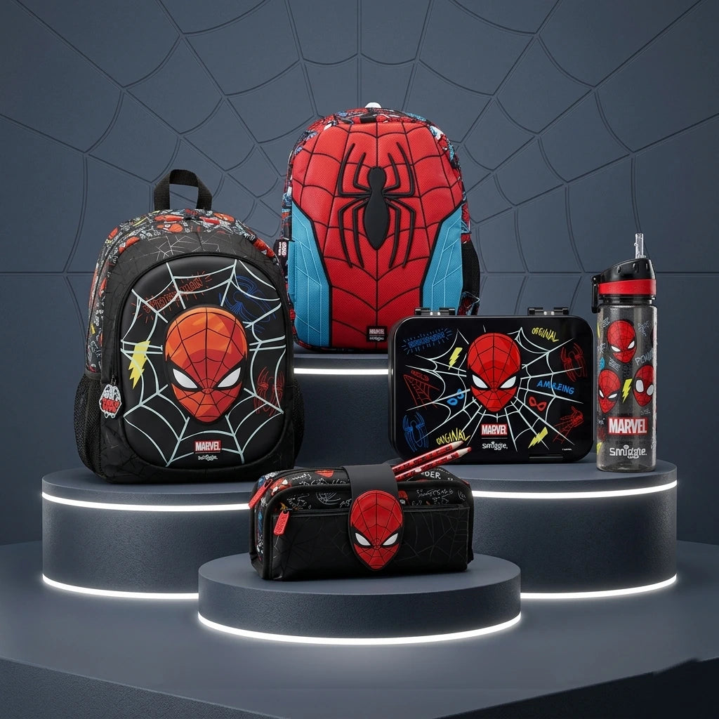 Smiggle Spider Man School Set