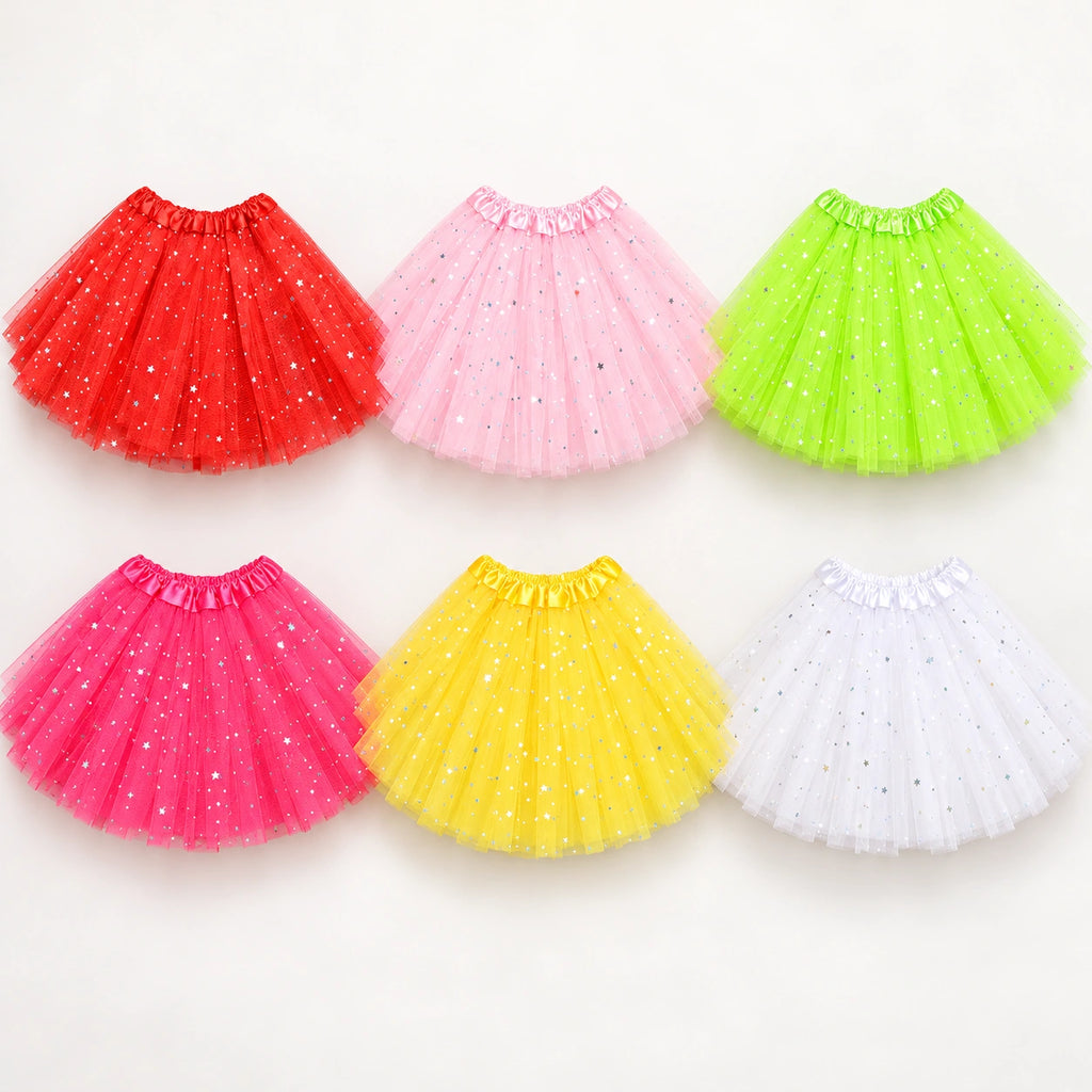 Sparkling Star Tulle Tutu Skirt