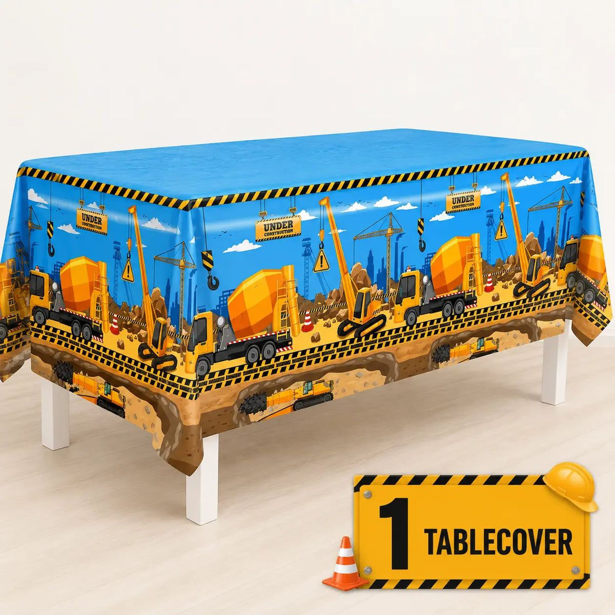 Construction Truck Birthday Party Set