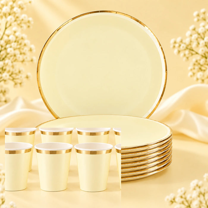 Solid Party Set Yellow