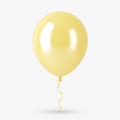 Yellow Latex Balloon Individual Packs