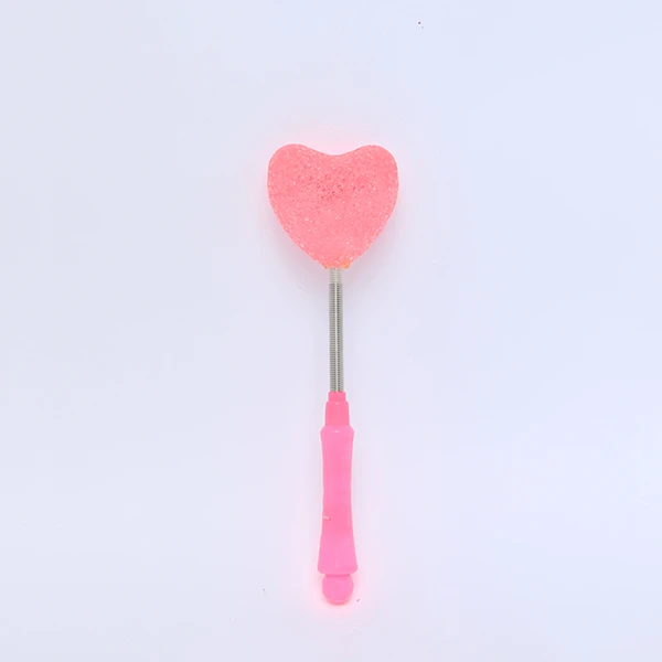 Led Pink Heart Small Hand Stick