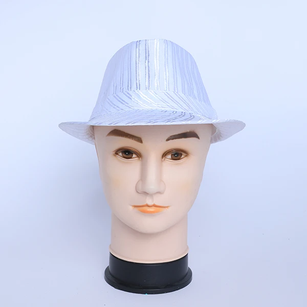 Shiny White Silk Hat