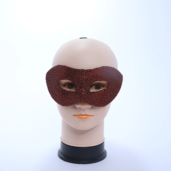 Red&Black Designed Velvet Mask