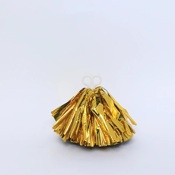 Shiny Hand Gold Pompom Accessory