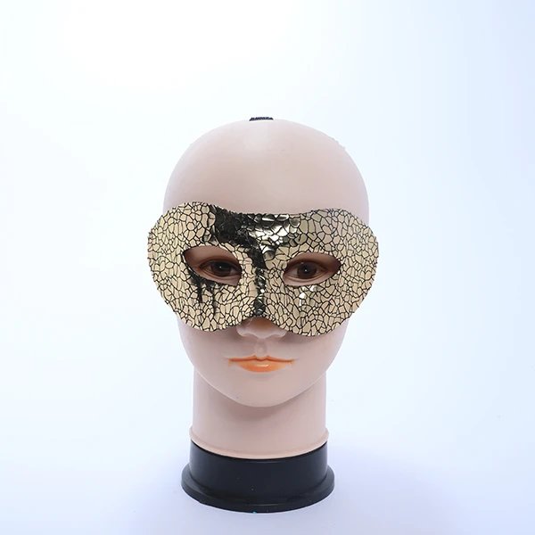 Shiny Gold Designed in Black Mask