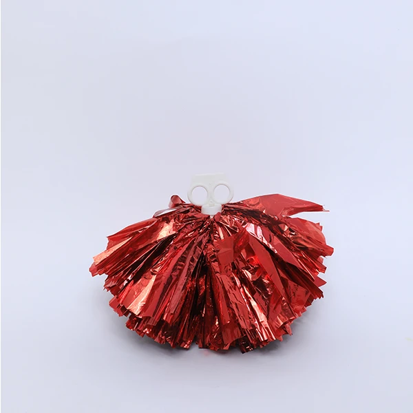 Shiny Hand Red Pompom Accessory