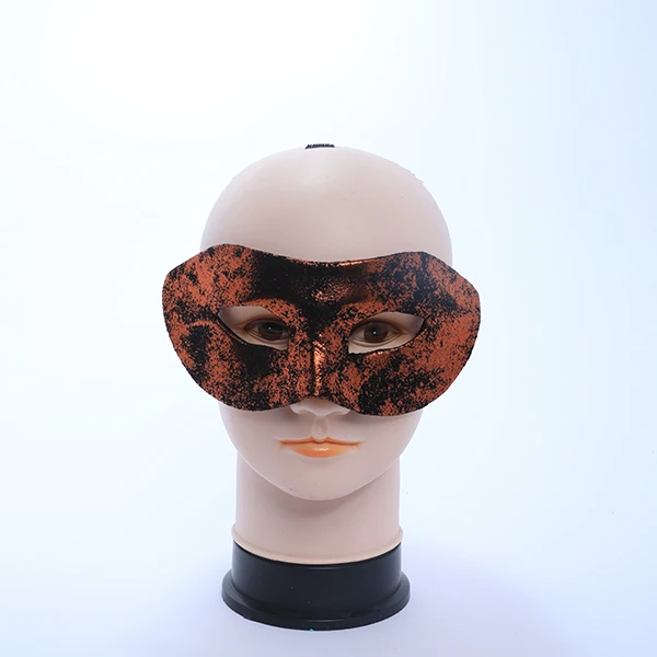 Shiny Red&Black Velvet Mask