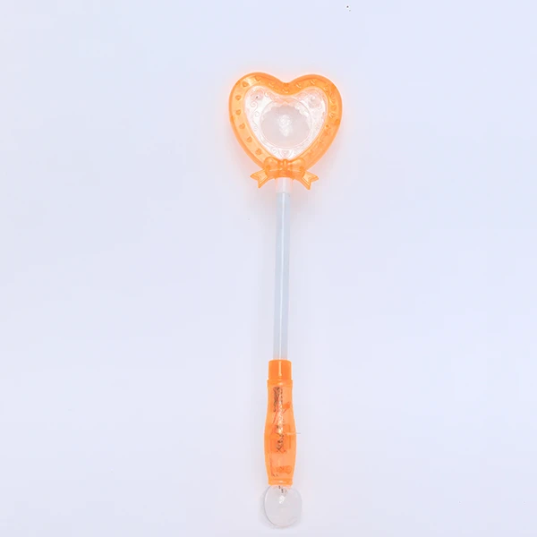 Led Orange Big Heart Shaped Stick