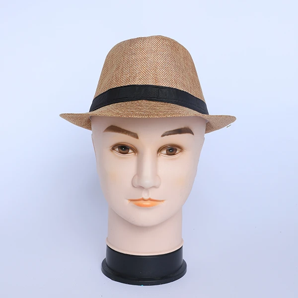 Brown Velvet Hat with Black Bond