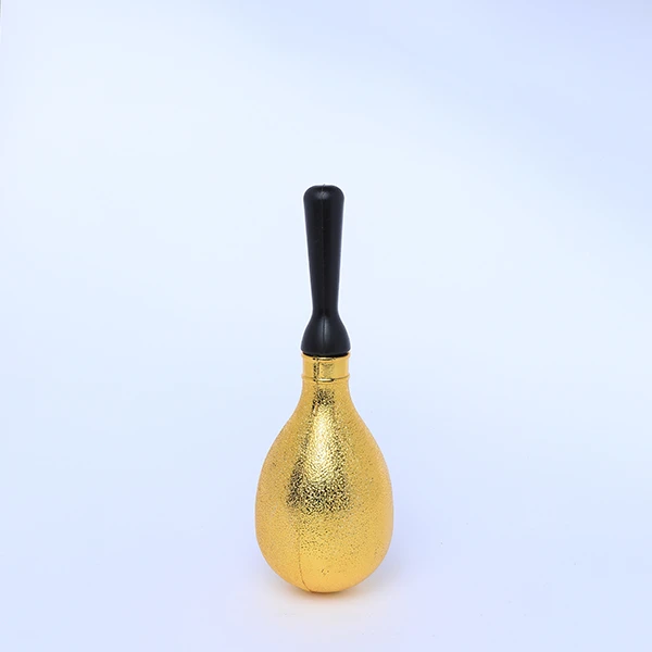 Maracas Big Size Gold&Black - Made of High Quality Hard Plastic