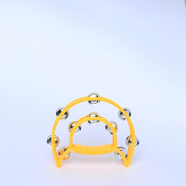 Tambourine Yellow - made of high quality Hard Plastic