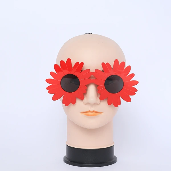 Sunflower Red Daisy Shape Sunglasses