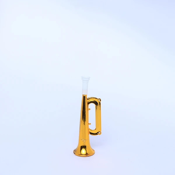 Trumpet Gold- Small Size - made of high quality Hard Plastic