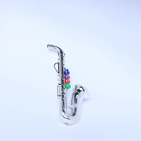 Musical Saxophone Silver- Big Size and made of high quality Hard Plastic