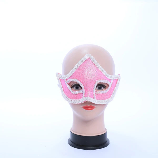 Shiny Pink V-Shape Mask